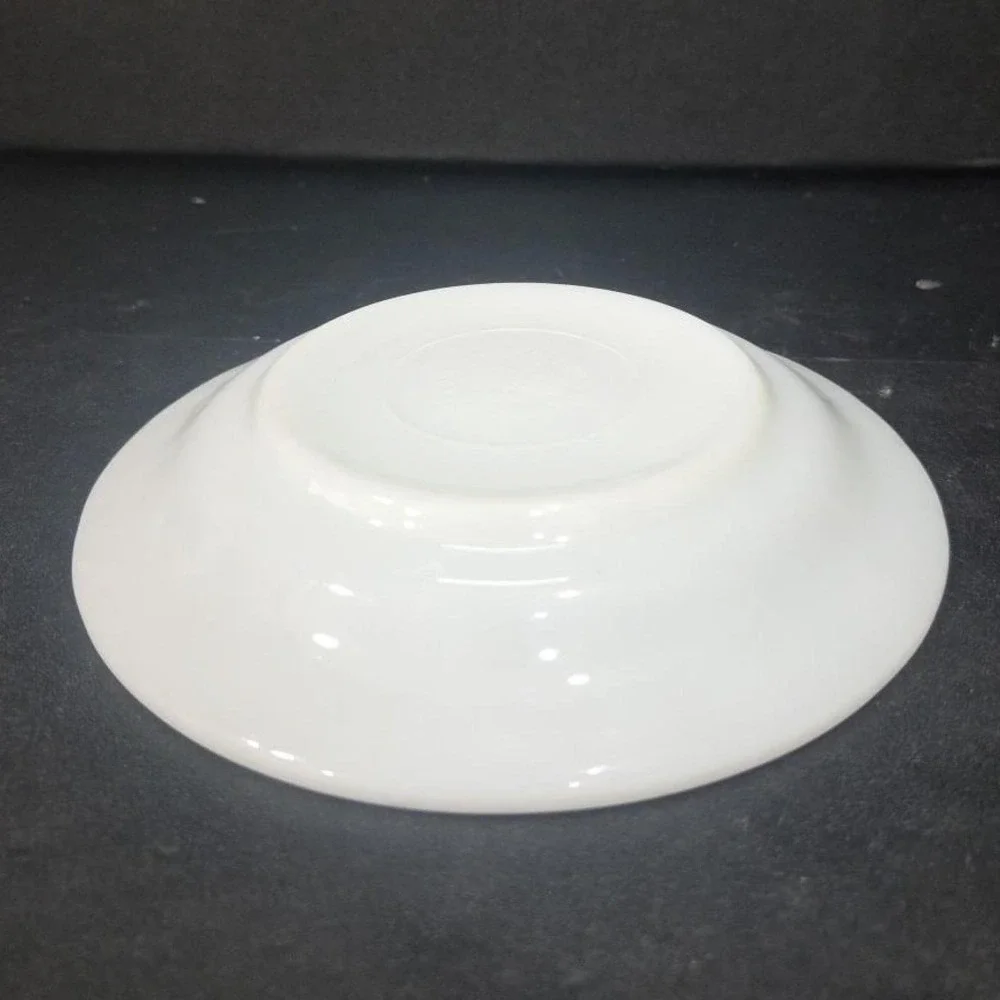 Anchor Hocking Milk Glass Teacup Saucer‎ #947, Copper Filigree Plate, Tableware